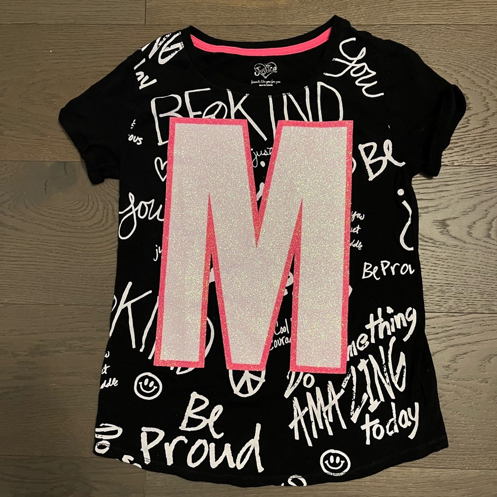 Justice girls be kind T shirt sz 12/14 NWT retail $52
